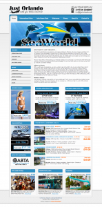 Just Orlando Website - Design by Intense Web Design Harrogate
