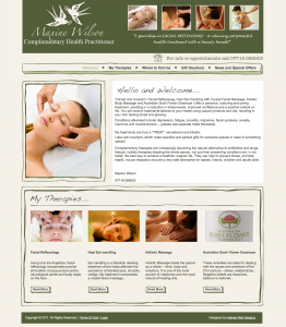 Maxine Wilson Therapies Website - Design by Intense Web Design Harrogate